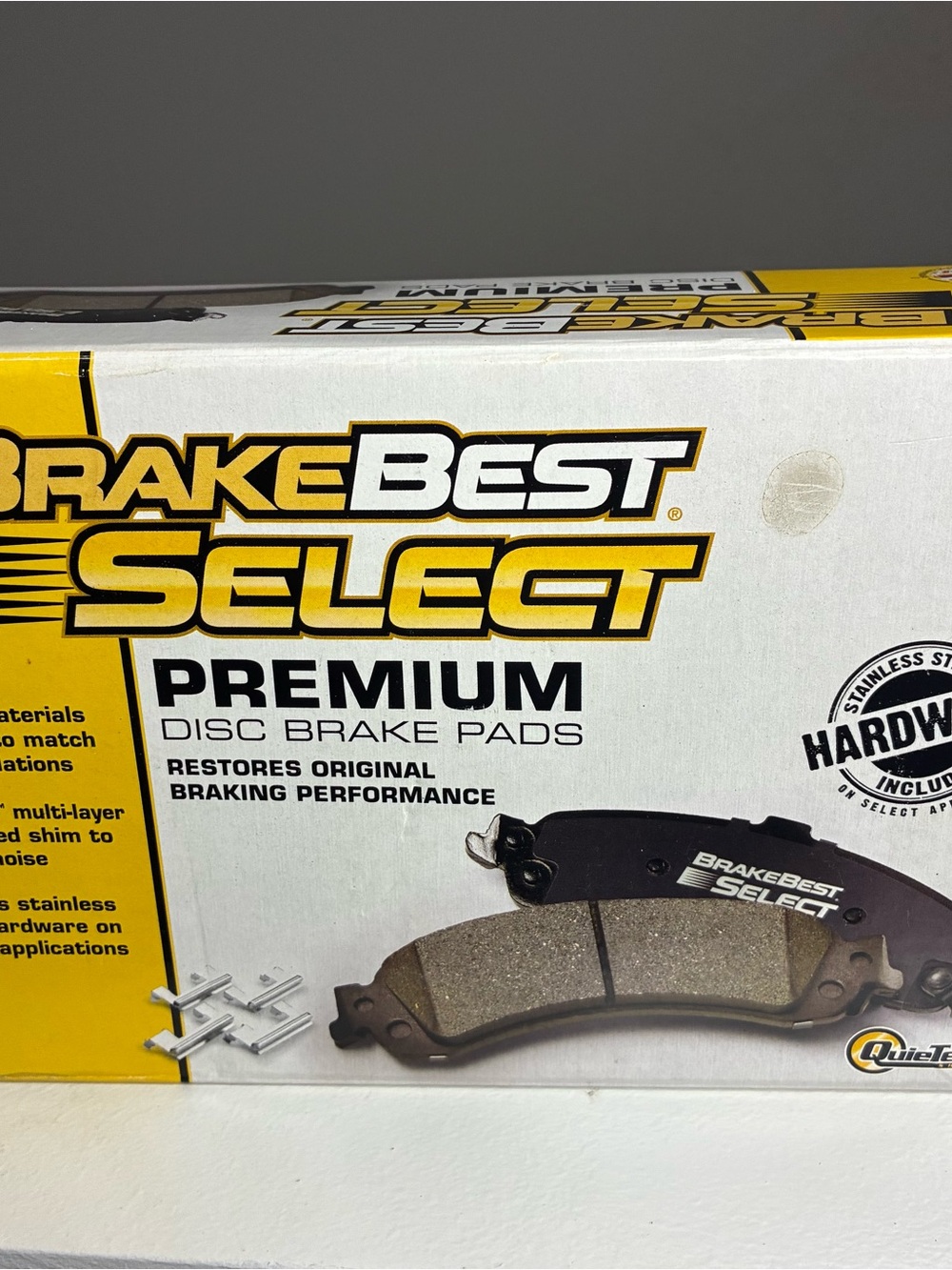 Select Premium Disc Brake Pads - Black/Yellow SC 866
